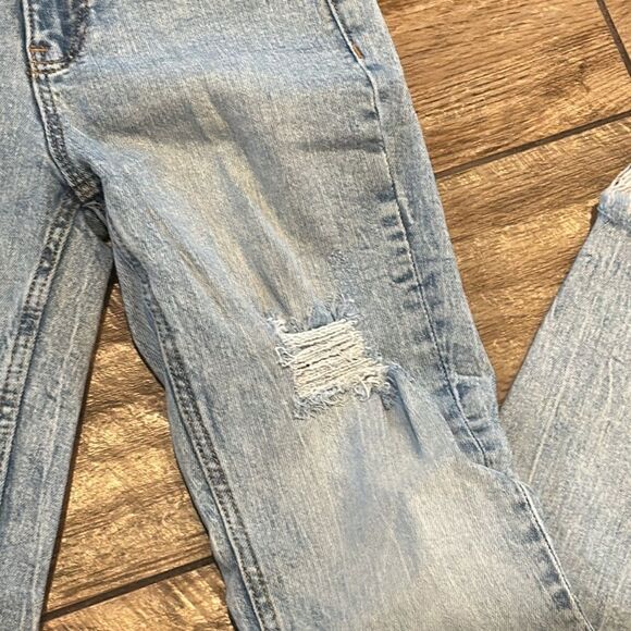 👖 Zara Trafaluc Distressed Jeans Sz 00 (Inseam 27”) - Picture 2 of 4